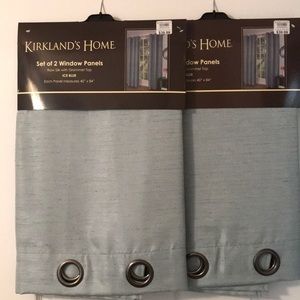 NWT Window Panels Ice Blue 2 pairs
